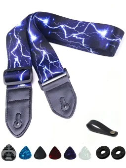 Набір для гітаріста ремінь і аксесуари - Lightning Набір для гітаріста ремінь і аксесуари - Lightning